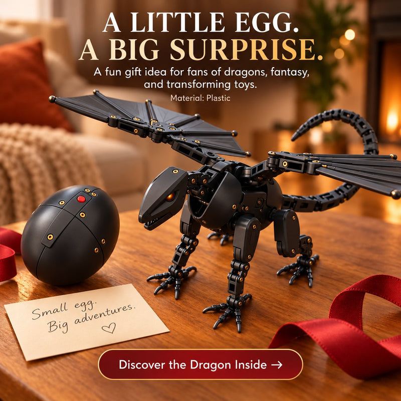 đ„đ DragonMorph â Mekanisk leksak som förvandlas frĂ„n Ă€gg till drake